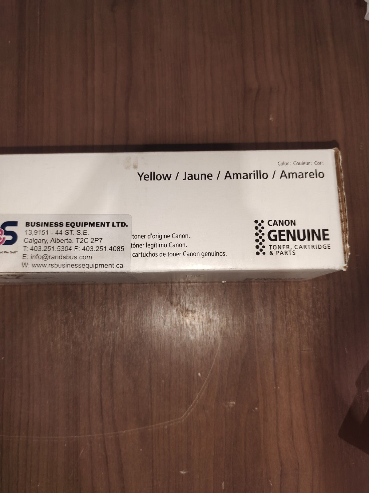 Genuine Canon GPR30 Yellow Toner Cartridge - NEW SEALED