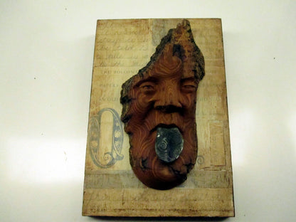 "Storyteller" By Knicki 2010 Carving Wood Art