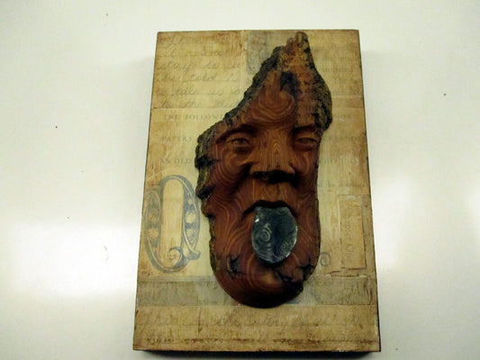 "Storyteller" By Knicki 2010 Carving Wood Art