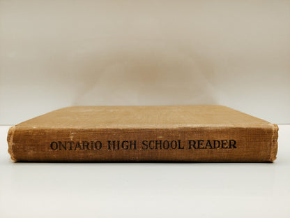 Ontario High School Reader HC Book 1915 Ministry of Education for Ontario