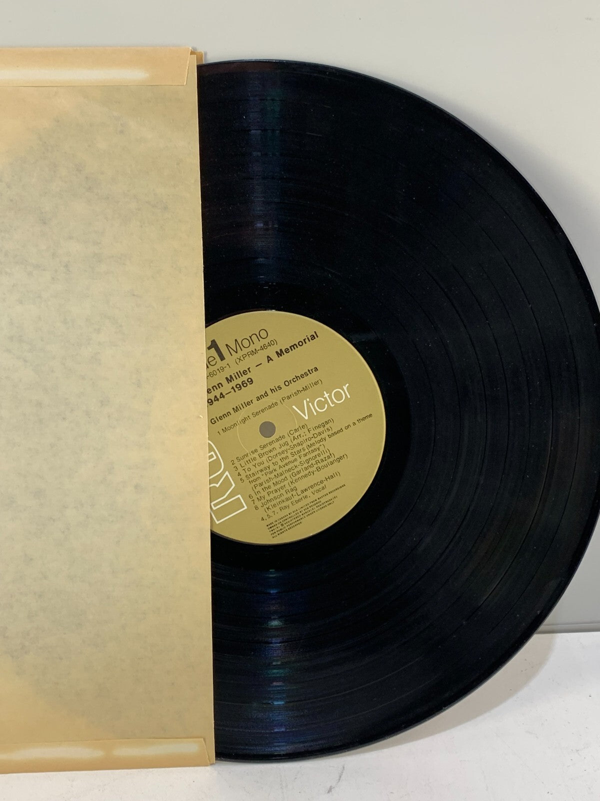 Glenn Miller - A Memorial 1944-1969, RCA VICTOR ΜΟΝΟ TWO RECORD SET