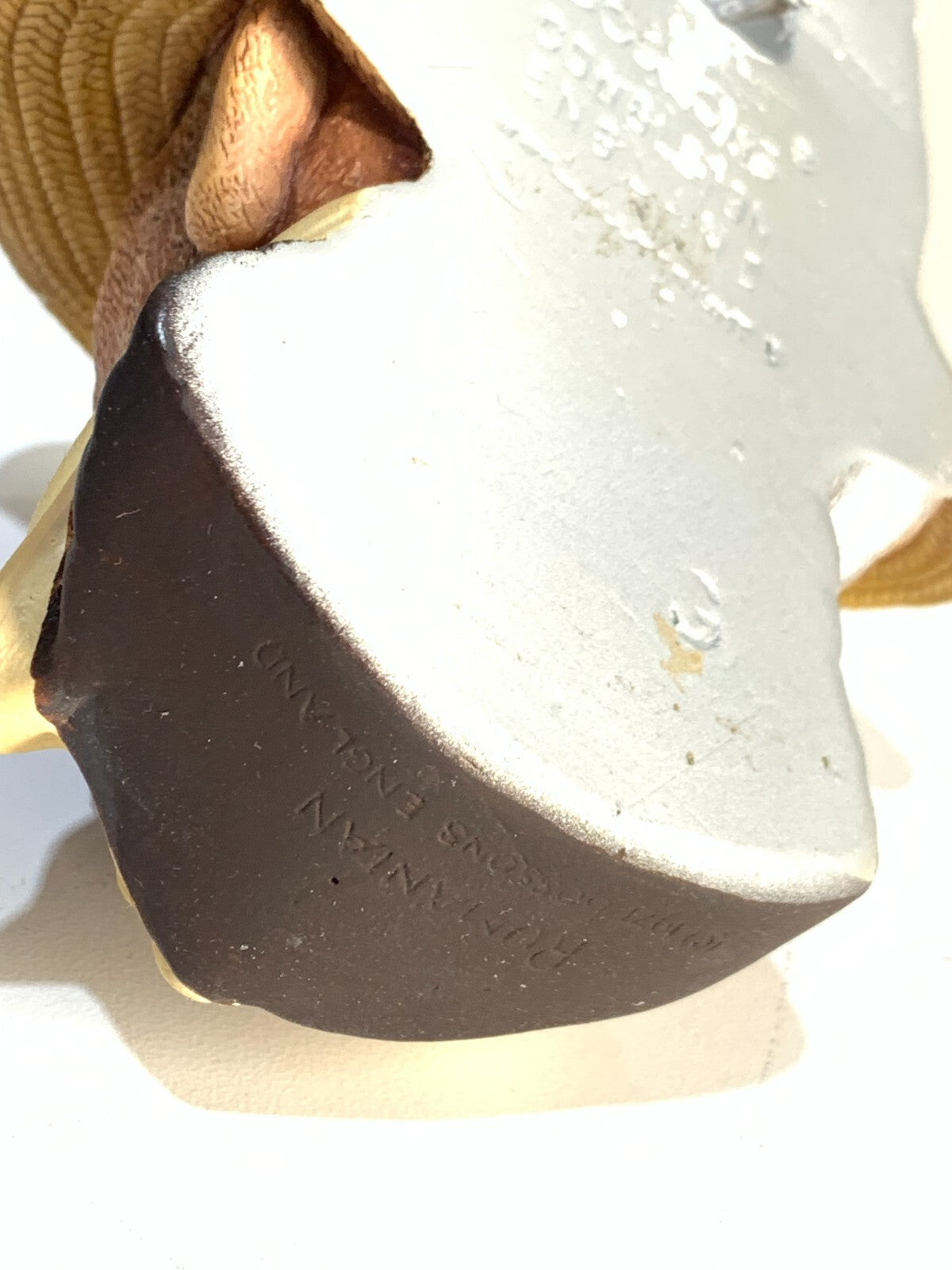 Bosson Legend Chalkware Face Bust Figurine Head England 1971 Rumanian Farmer