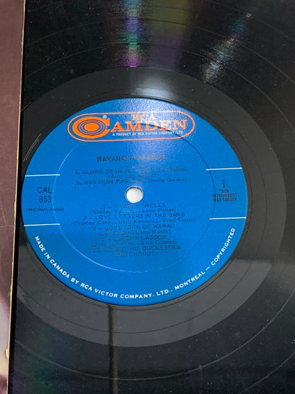 LEO ADDEO AND HIS ORCHESTRA Hawaiian Paradise LP RCA Camden CAS-853 vinyl album