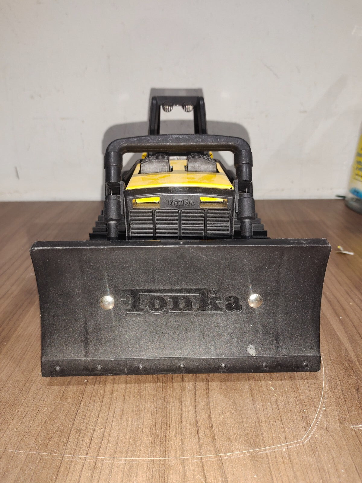 Tonka Steel Bulldozer Vehicle 12", Yellow - T05 - 2012