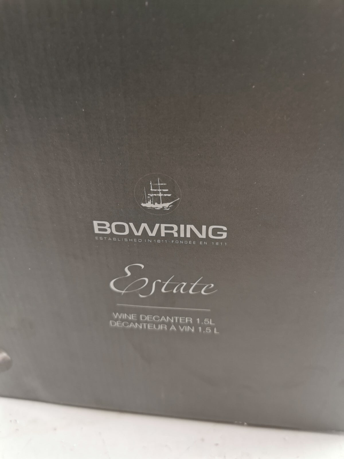 Bowring estate wine decanter 1.5L