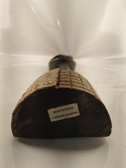 Abstract Sese Wood Sculpture from Ghana