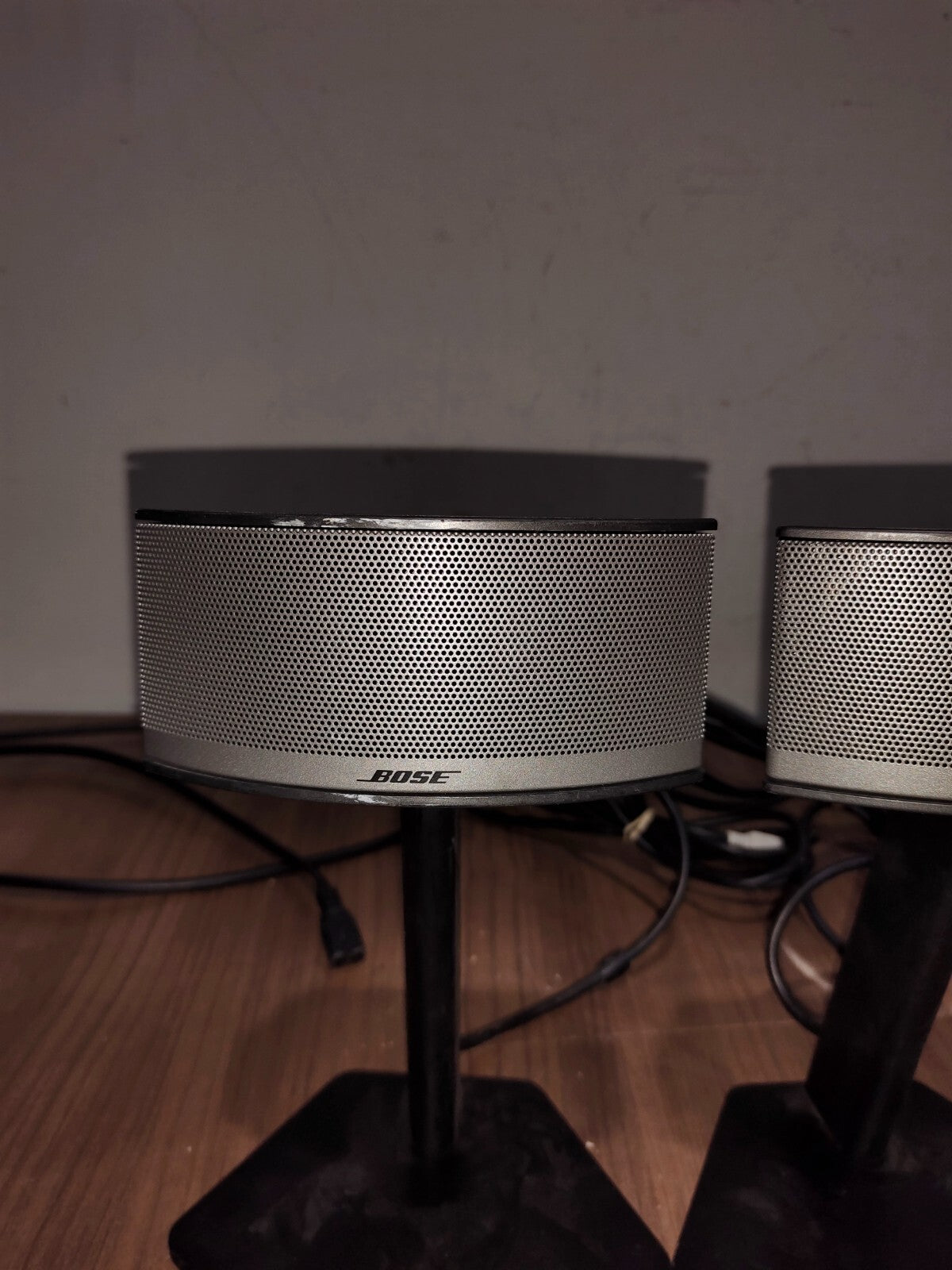 Genuine Bose Companion 5 Multimedia Computer Speakers w/ Stands Left Right 4 Pin