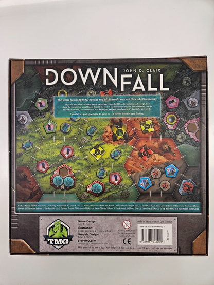 Downfall - John D Clair, Tasty Minstrel Games TMG - 2018 Board Game
