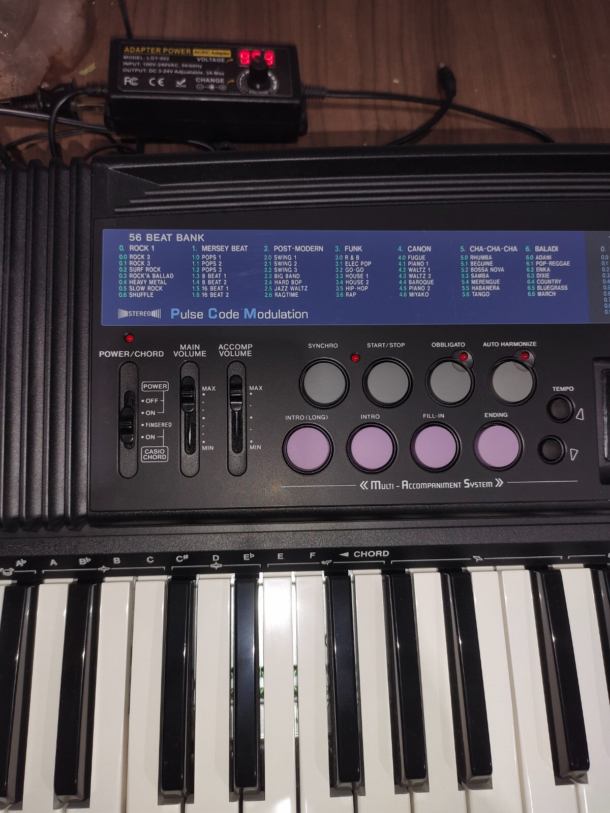 CASIO CT-657 TONEBANK ELECTONIC KEYBOARD