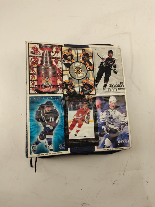 Old and New Hockey Player Cards