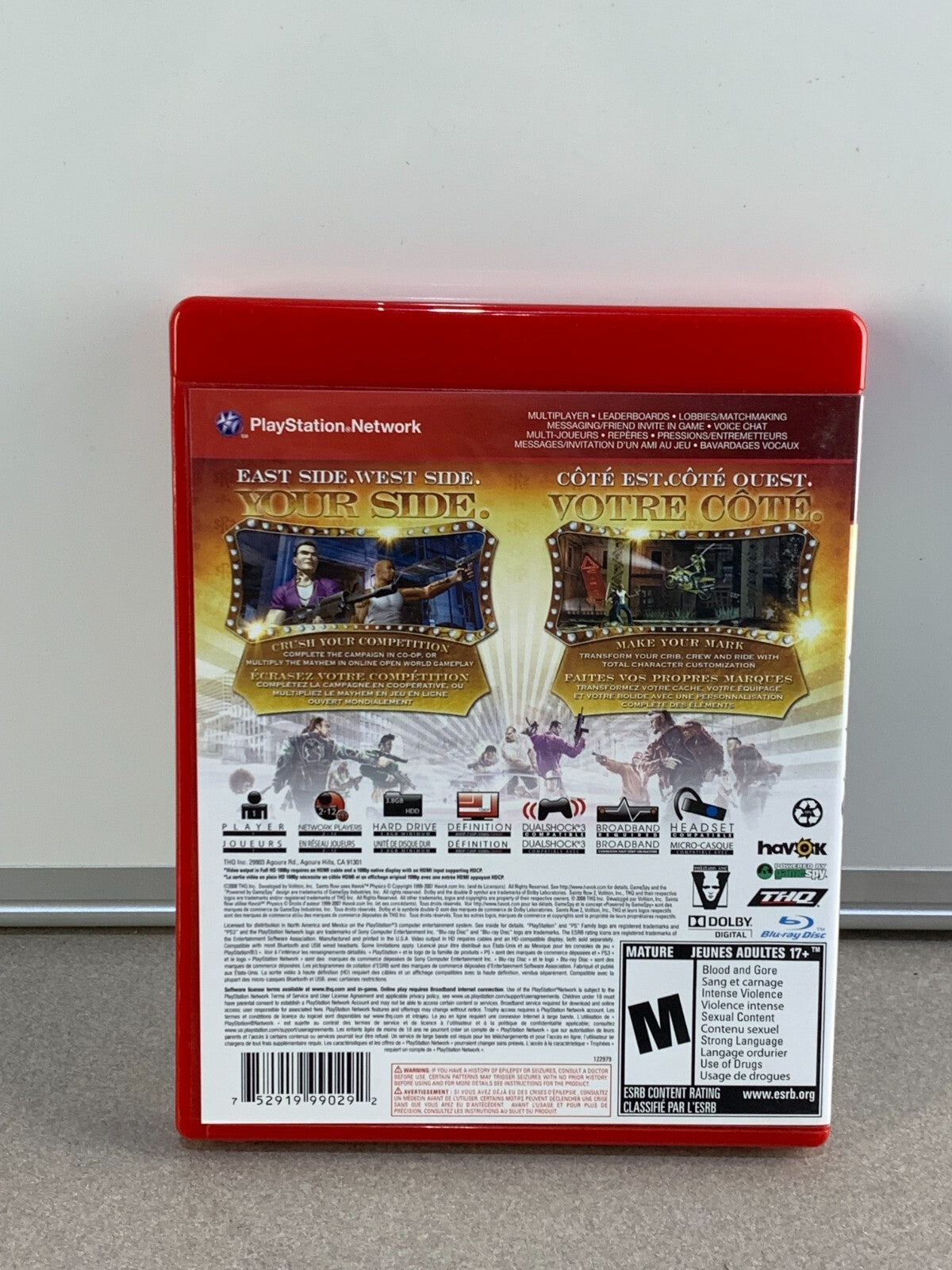 Saints Row 2 (Sony PlayStation 3, 2008) Greatest Hits - CIB