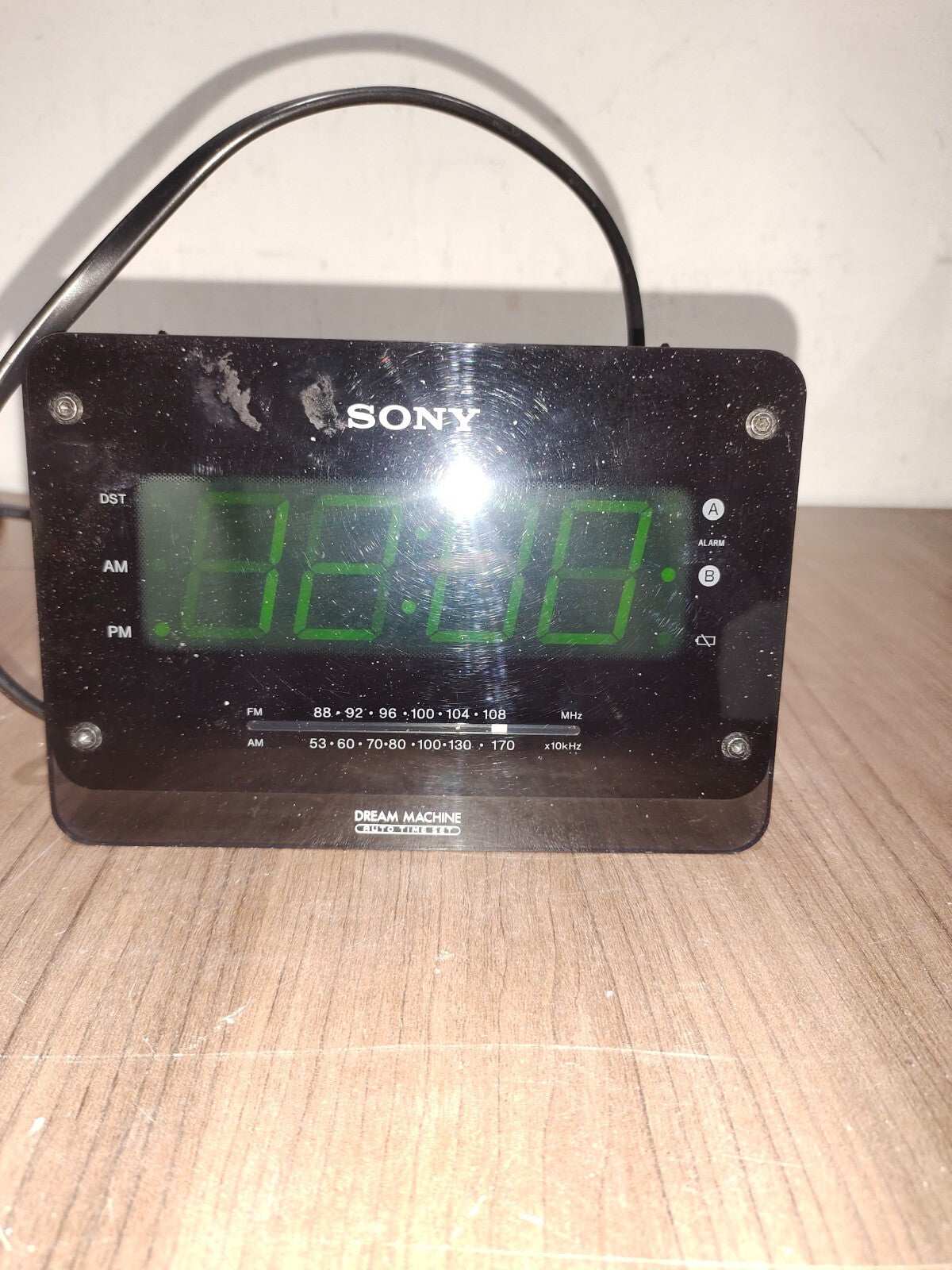 Sony ICF-C414 Dream Machine Large Display Dual Alarm Clock Radio