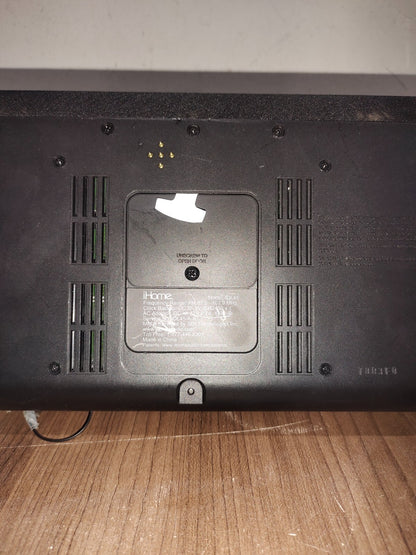 iHome iPhone Dual Charging Stereo FM Alarm Clock Model iDL45
