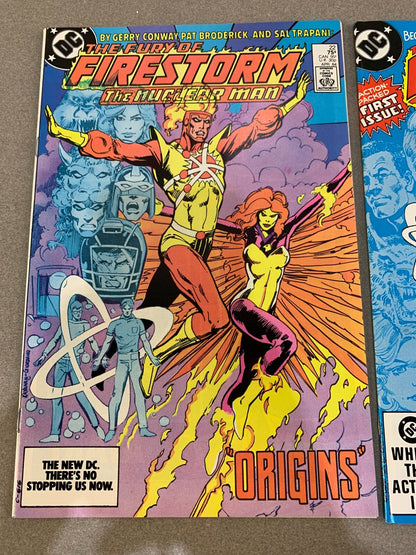 Fury of Firestorm #1 & #22 (1982–1984) 1st DC Comics VF/NM