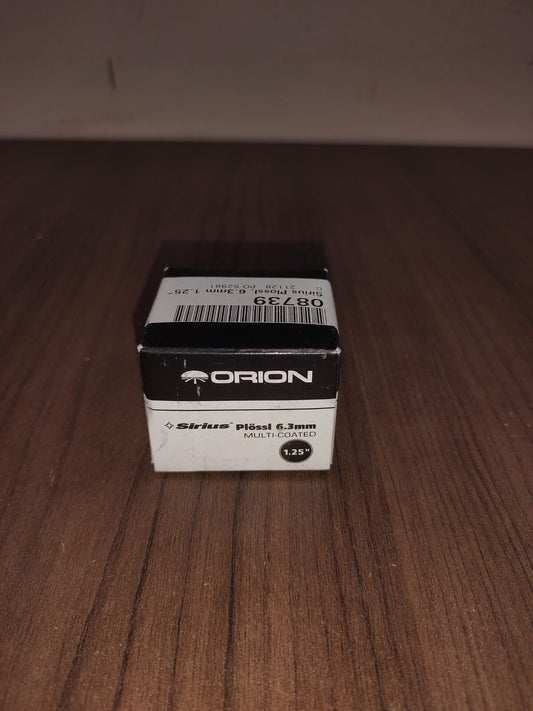 Orion Sirius 6.3mm Plossl telescope eyepiece 1.25
