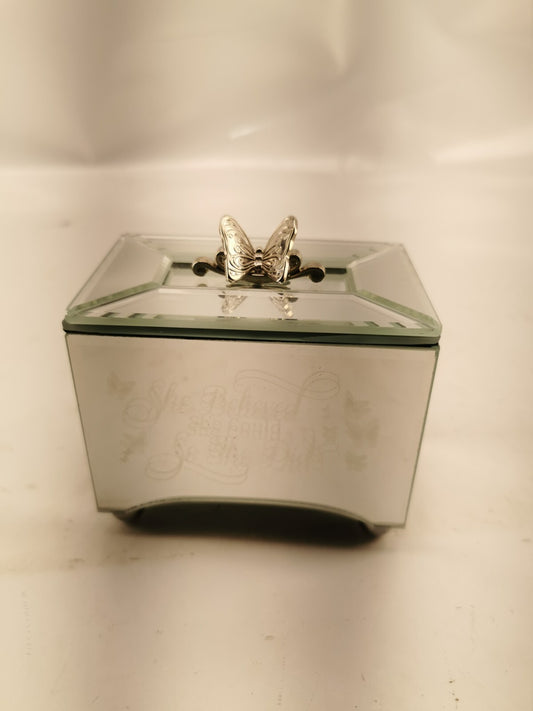 "She Believed She Could So She Did" Personalized Music box
