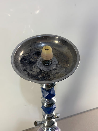 AGER Hookah BLUE HOOKAH SHISHA GLASS SMOKING PIPE