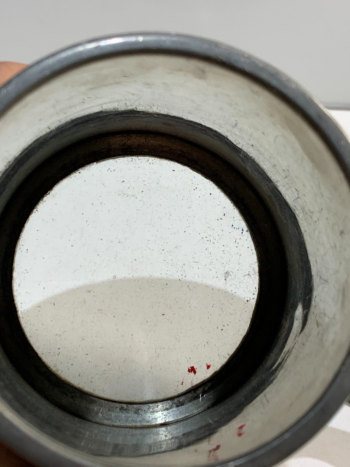 English Sheffield pewter beer mug