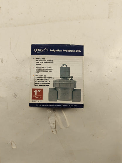 Orbit Underground Sprinkler Automatic In-Line Jar-Top Valve