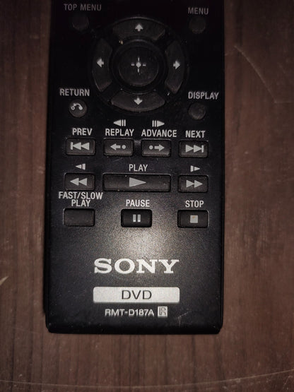 Sony DVD Remote Control - Model RMT-D187A