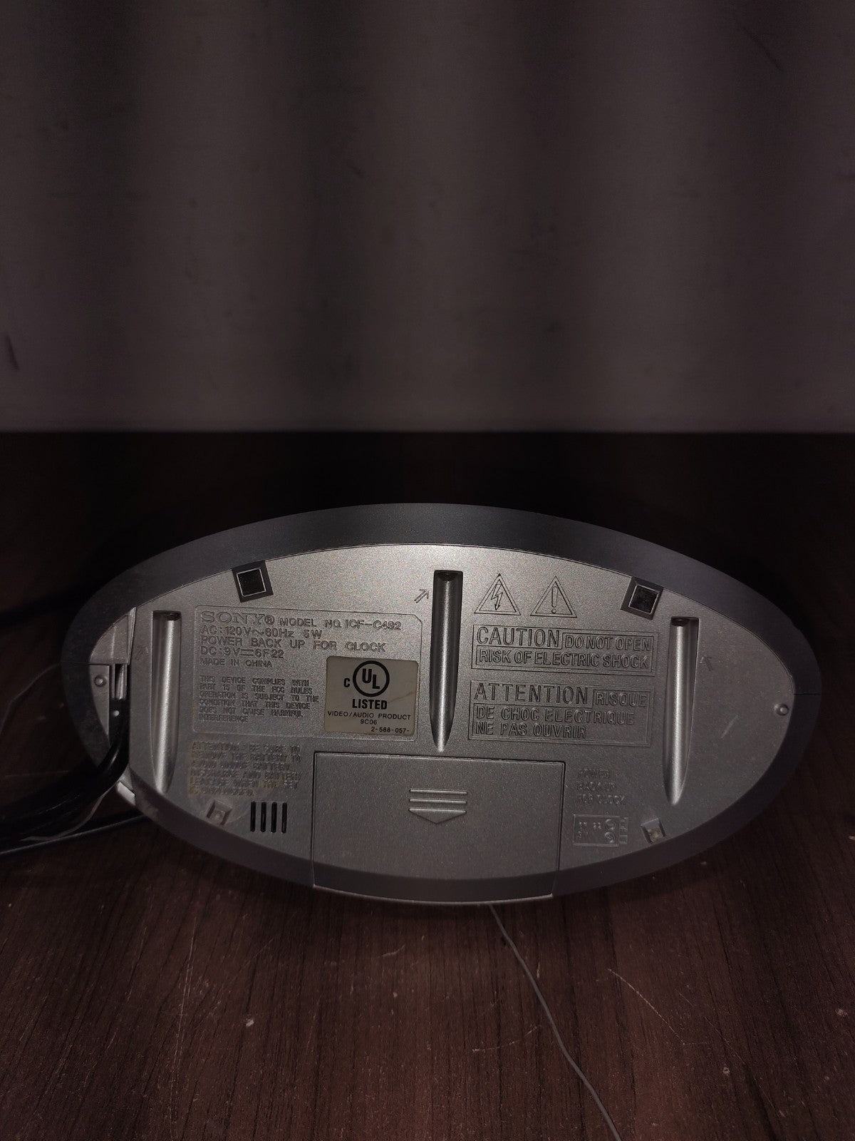 Sony Dream Machine ICF-C492 AM/FM Alarm Clock Radio