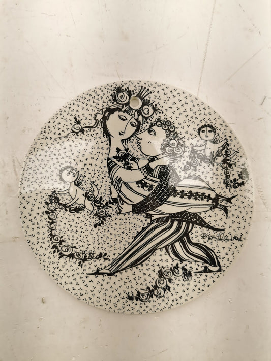 Vintage Bjorn Wiindlad ceramic tile/wall decor