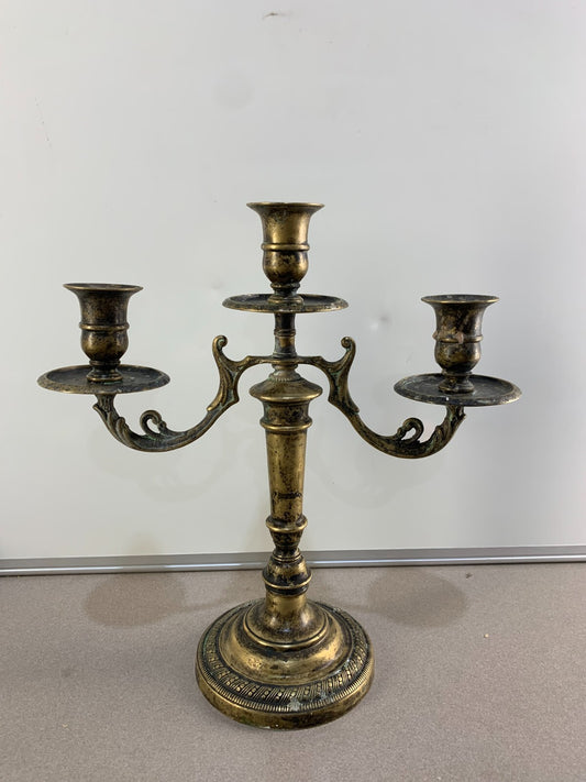 Vintage 3 arm candelabra candle holders