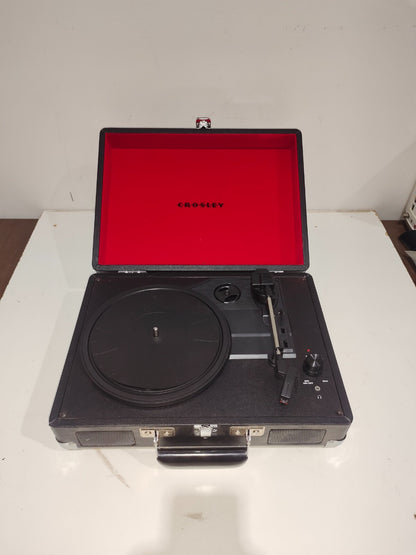 Crosley - Cruiser Portable Record Player - Black/Red - CR8005A