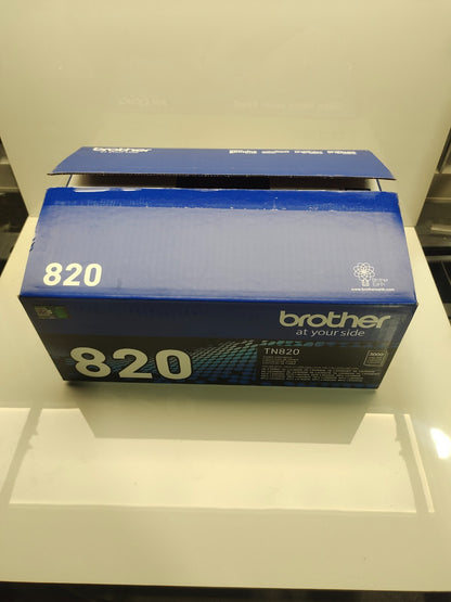Brother TN820 Toner Cartridge - Black Approx. 3000 Page Yield Printer Ink NEW