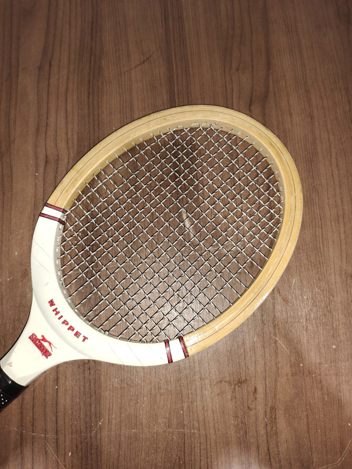 Vintage Slazenger Whippet - Wood Racquetball Paddle Racket