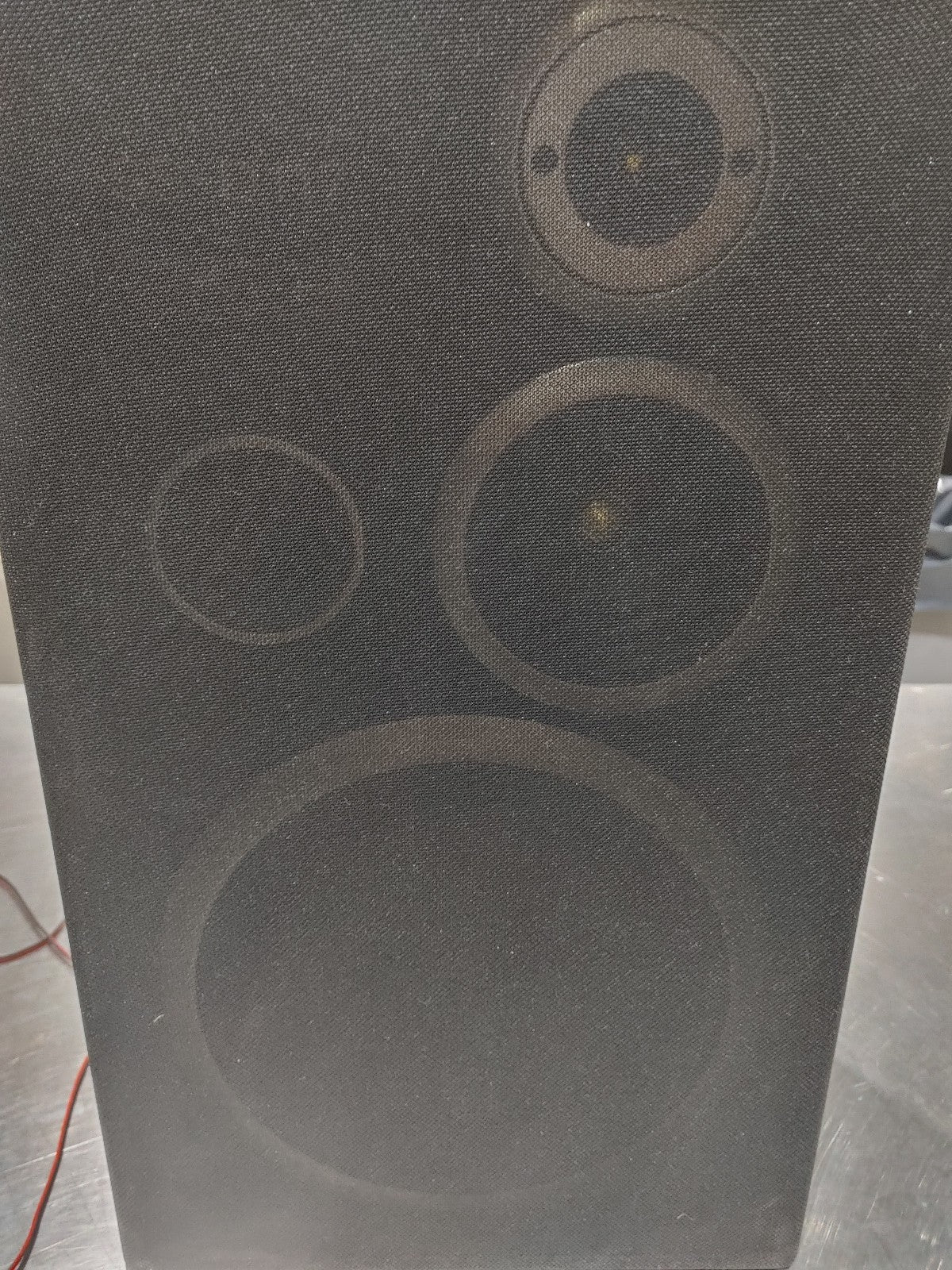 GOOD CONDITION LOT OF 2 SONY SS-D117 6Ohm Speakers Black Tested WORKING