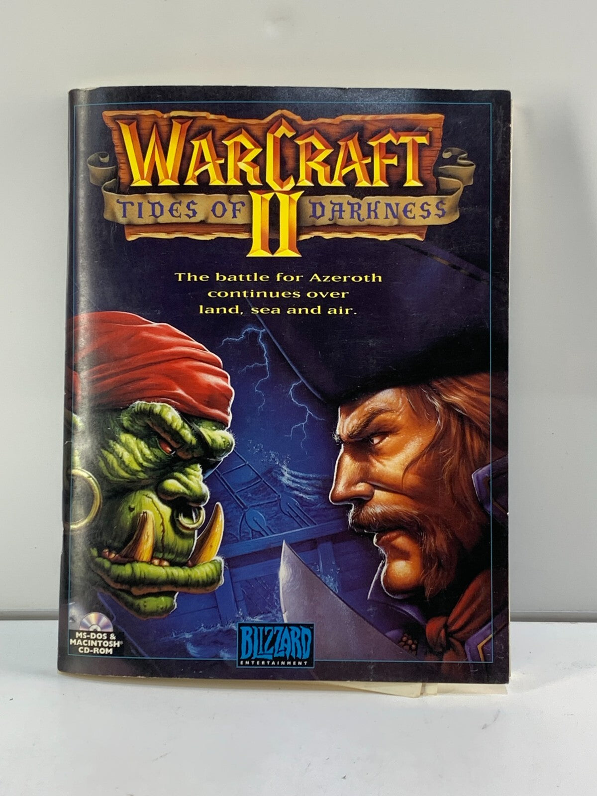 WarCraft II Tides of Darkness Instruction Manual Book Only ~1996 PC/Mac