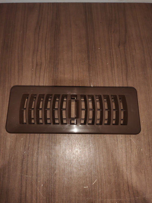Deflecto Floor Vent Register Diffuser 3" x 10" - Brown (RF31036B) - Set of 5 - 1