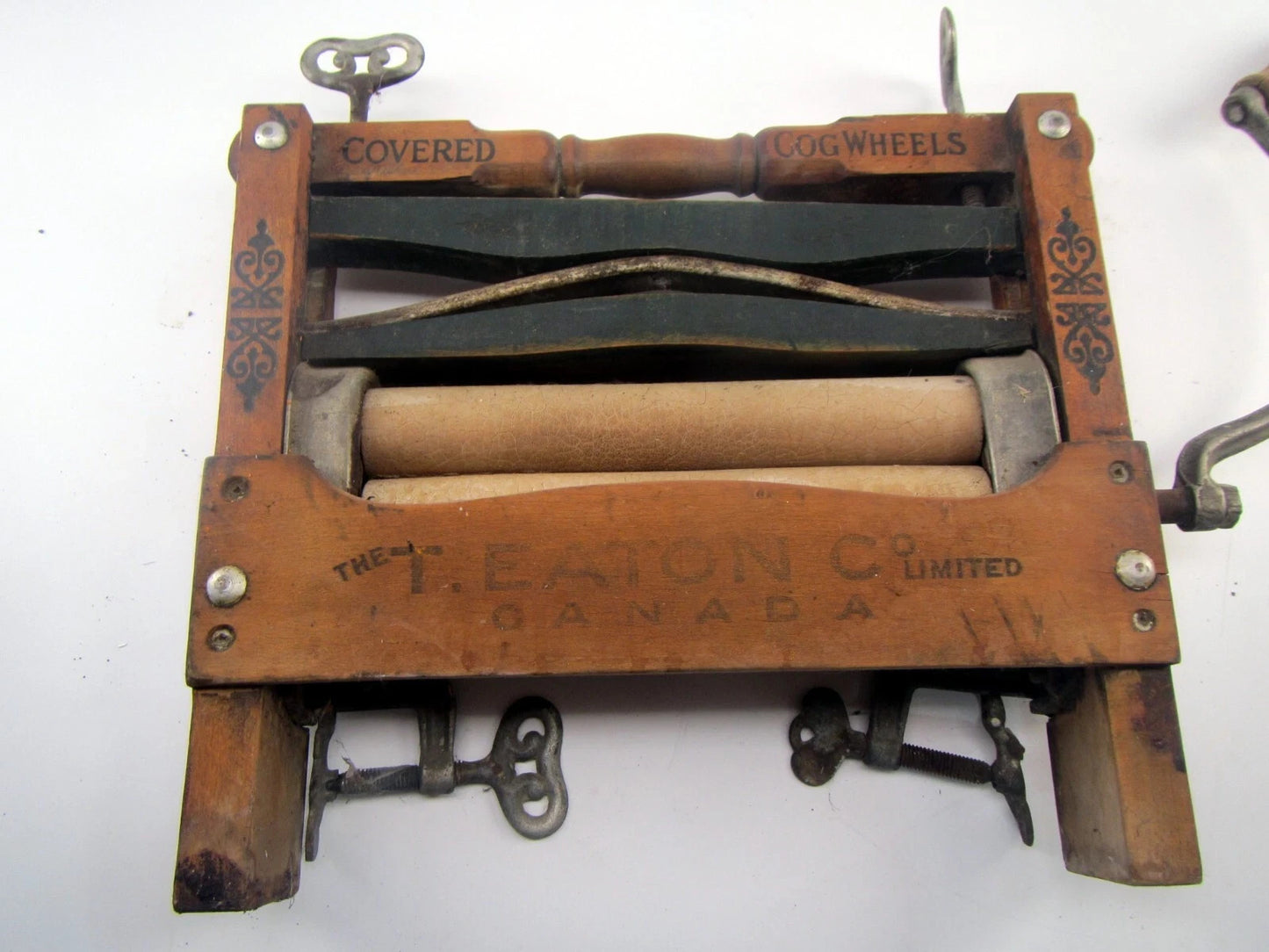 Antique Wooden Eatons Anchor Wringer