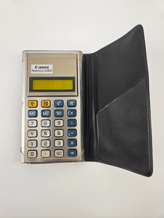 Vintage CANON Model PALMTRONIC LC-82M Calculator