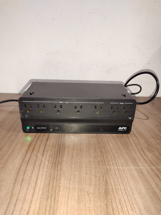 APC Back-UPS Battery Backup BE600M1 - 7 Outlets