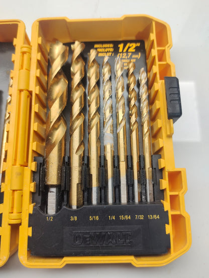 DEWALT DRILL BIT SET 21 PIECE 1/16" - 1/2"