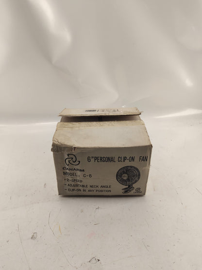 Canarm A.C. Clip Fan - C6