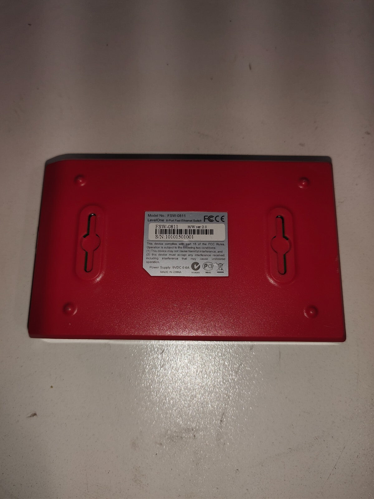 LEVEL ONE FSW-0811 8 PORT FAST ETHERNET SWITCH 530140