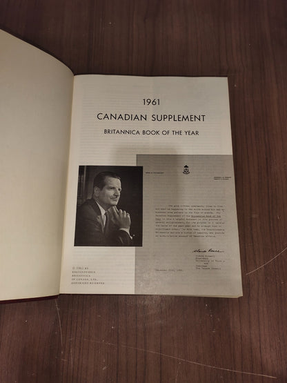 Encyclopedia Britannica Book Year - Set of 3 (1961-1962-1963)