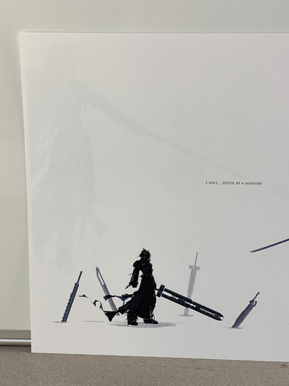 Final Fantasy 7 Sephiroth VS Cloud Art Signed