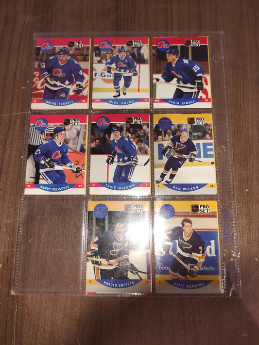 Rare Collectible NHL - Assorted Cards (Set - 9) PRO-SET - Set of 16 Cards