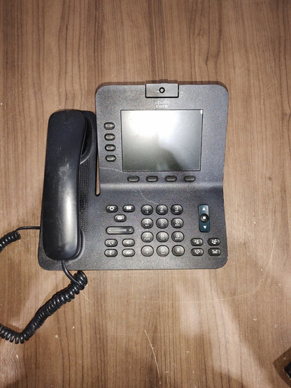 Cisco CP-8945- IP Video Conference Desk Phone Handset Voip - Black