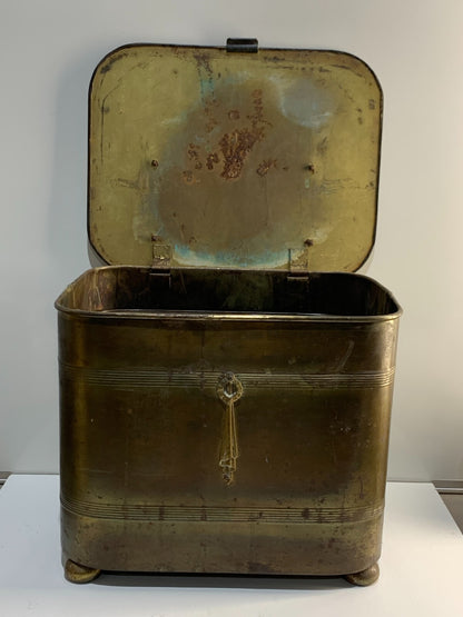 Antique Metal Trunk