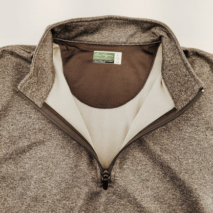 Ben Hogan Performance Grey Quarter Zip Men's Size Large