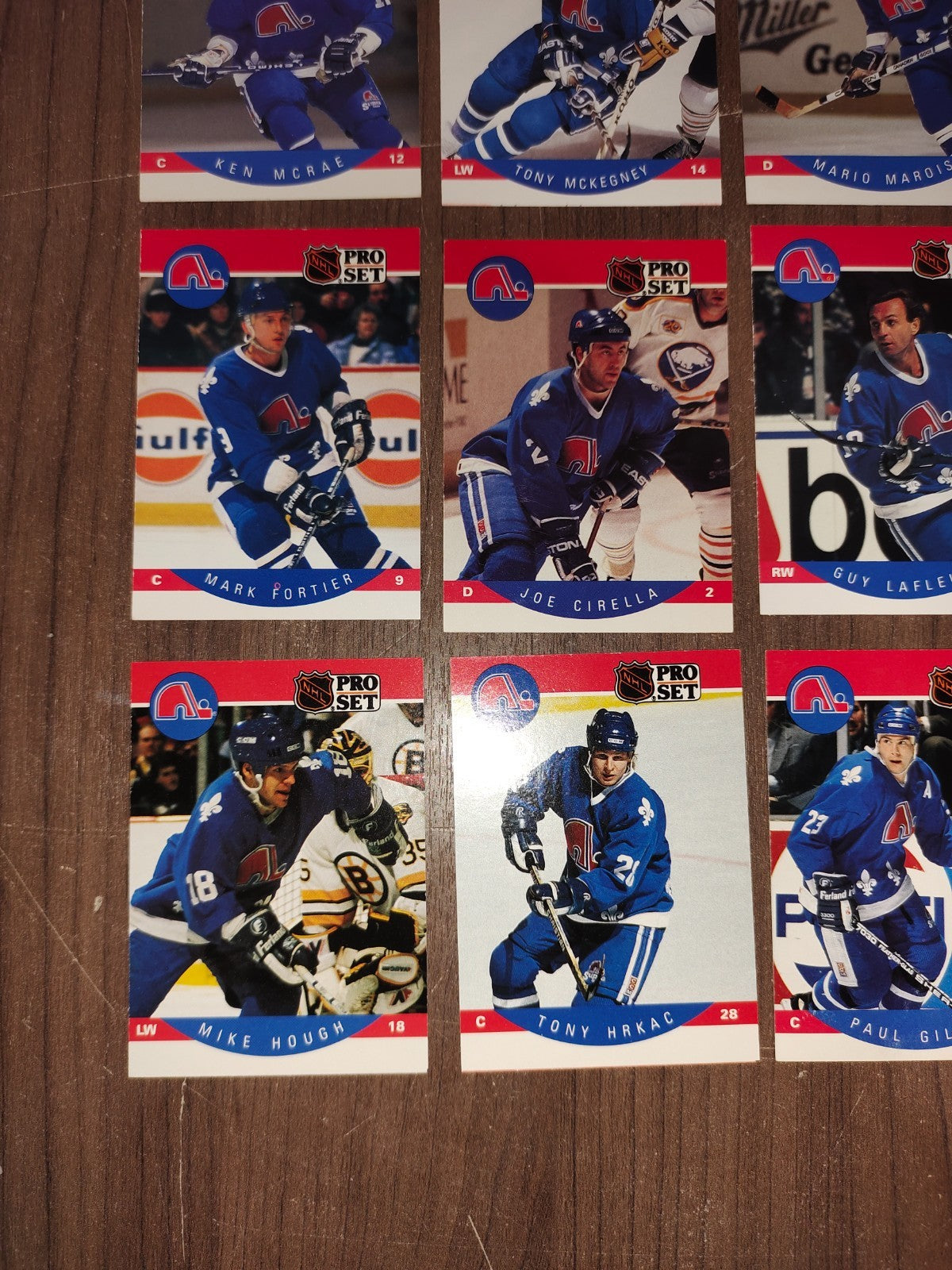 Rare Collectible NHL - Quebec Nordiques Cards PRO-SET - Set of 16 Cards