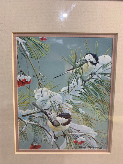 Winter Song - Chickadees by Robert Bateman