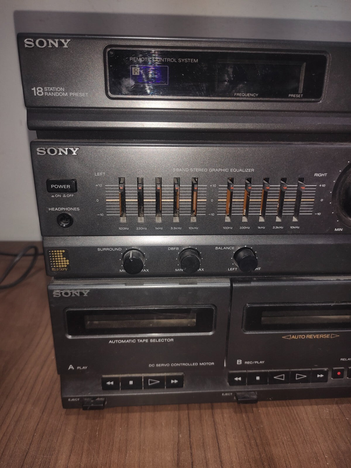 Sony Stereo System - HST-V302 - Untested
