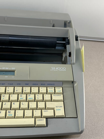 Brother Digital Display Portable Electronic Typewriter SX-4000 Tested