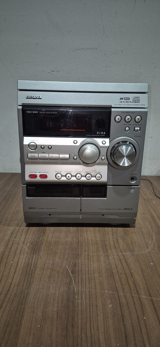 AIWA CD Stereo Cassette Receiver - CX-ND60U